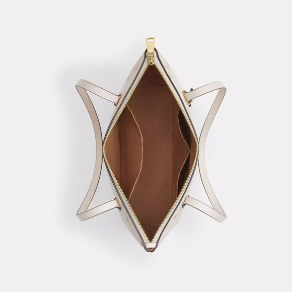 Coach Fiona Zip Tote Bag With Star Print - Picture 5 of 10